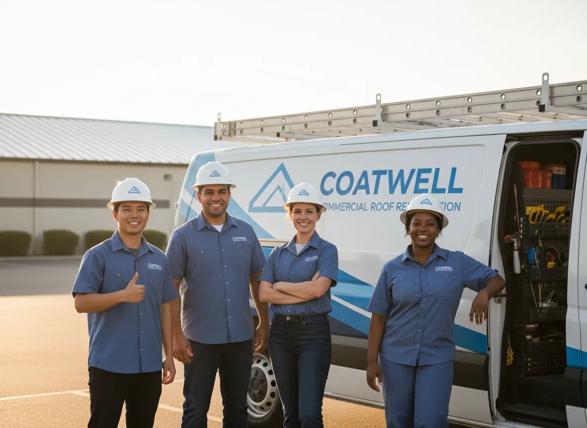 Commercial roof coating company in Dyersville, IA